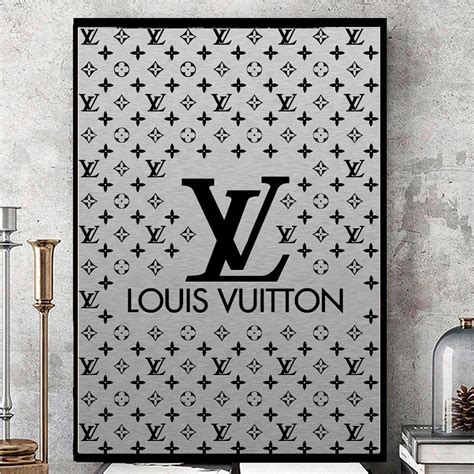 louis vuitton poster svart|Louis Vuitton wall art.